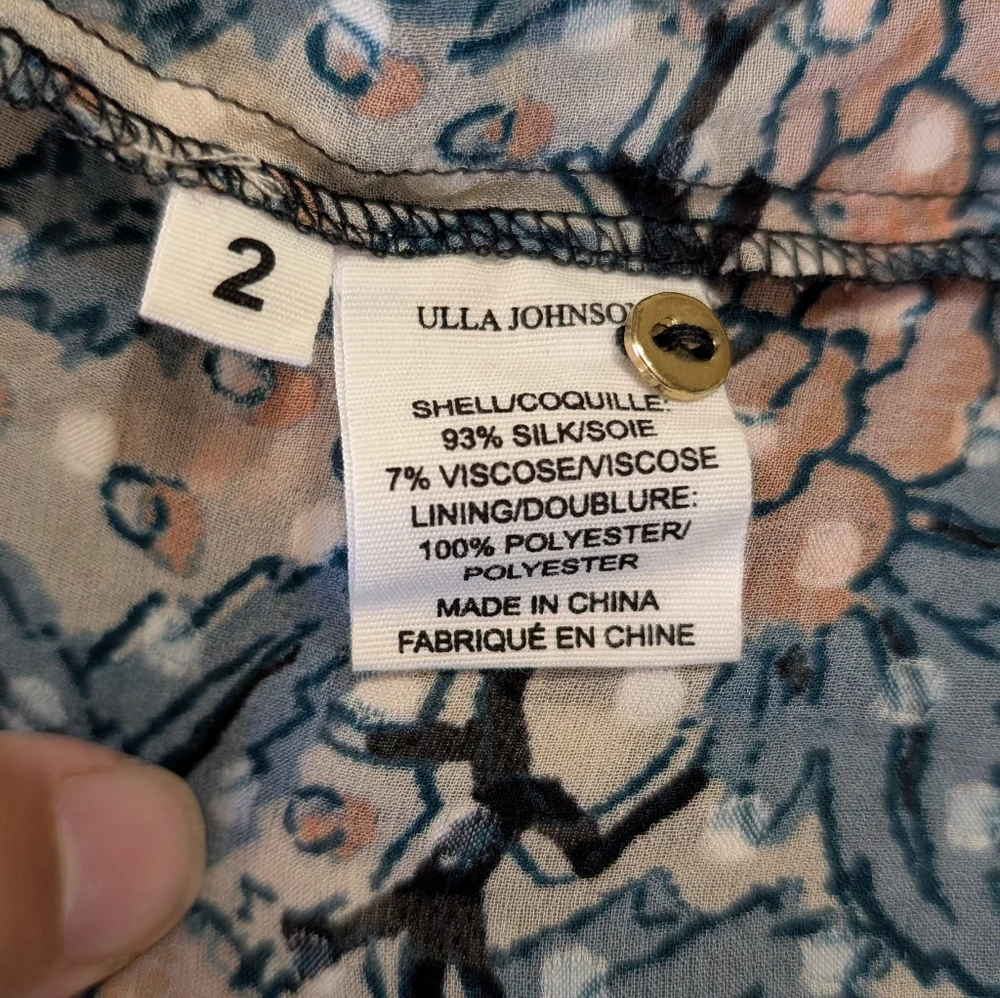 Ulla Johnson Prisma Silk Georgette Dress size 6 - Picture 11 of 16